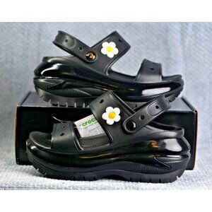 New! Size: 7 Women | Crocs Classic Mega Crush Sandal | Color: Black | 207989-001